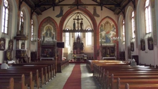 Wnętrze kościoła w czasie Triduum Paskalnego r. 2020